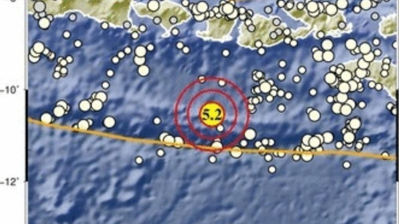Gempa Magnitudo 5,2 Guncang Lombok, Getaran Terasa Kuat hingga Bali